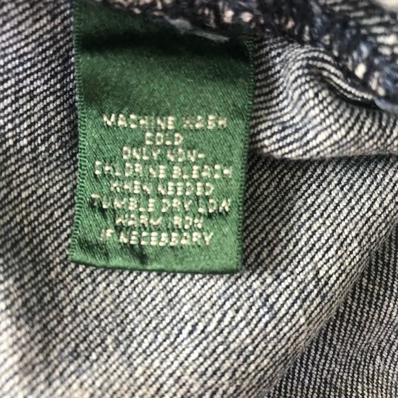 SOLD    Lauren RL • Preppy Designer Blue Jeans EUC - Picture 8 of 8